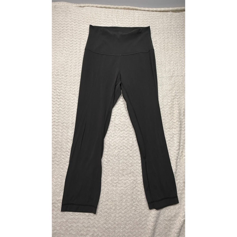 Lululemon Align High-Rise Crop 21 Black Yoga Leggings W6BGDS 4